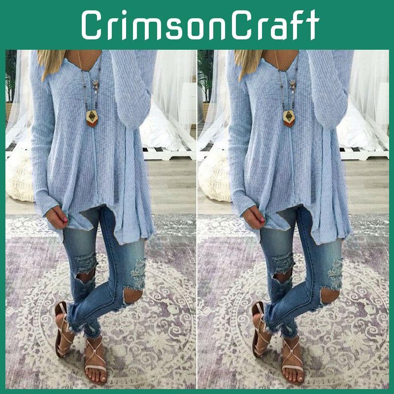 Stylish Plus Size Women V Neck Tunic T Shirt For A Casual And Chic Holiday Look