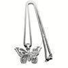 New Flat Colorful Butterfly Necklace Titanium Steel Jewelry Accessories