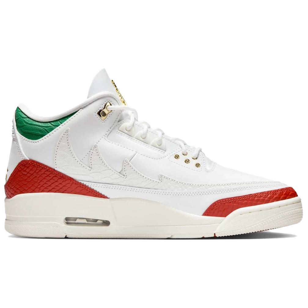 Air Jordan 3 Retro El Vuelo Unisex Sneakers Λευκό Summit-White Μεταλλικό-Χρυσό IO1752-100