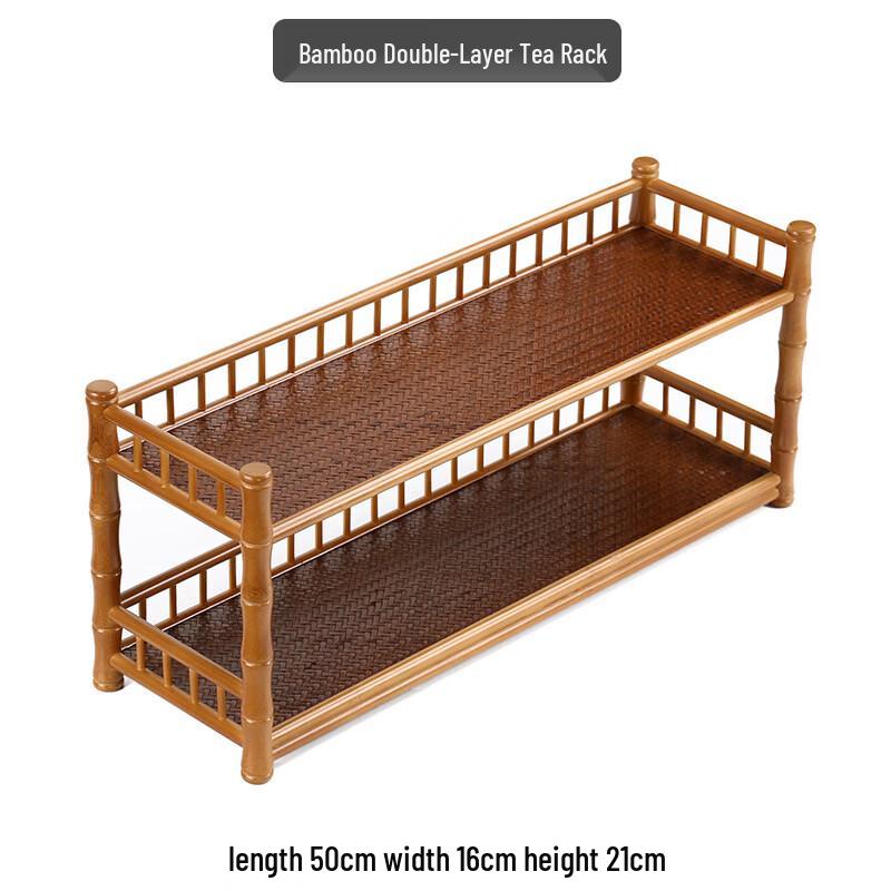 Bamboo Multi-Layer Tea Cup Rack