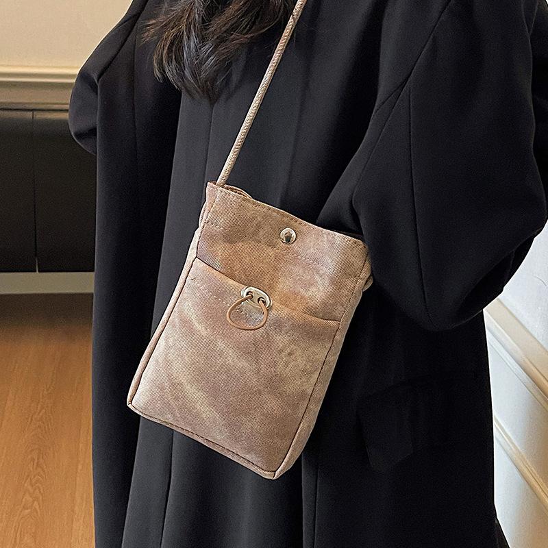 Handytasche im minimalistischen Stil, Umhängetasche, kleine Geldbörse, vielseitig für die Uni, Pendeltasche zum Umhängen