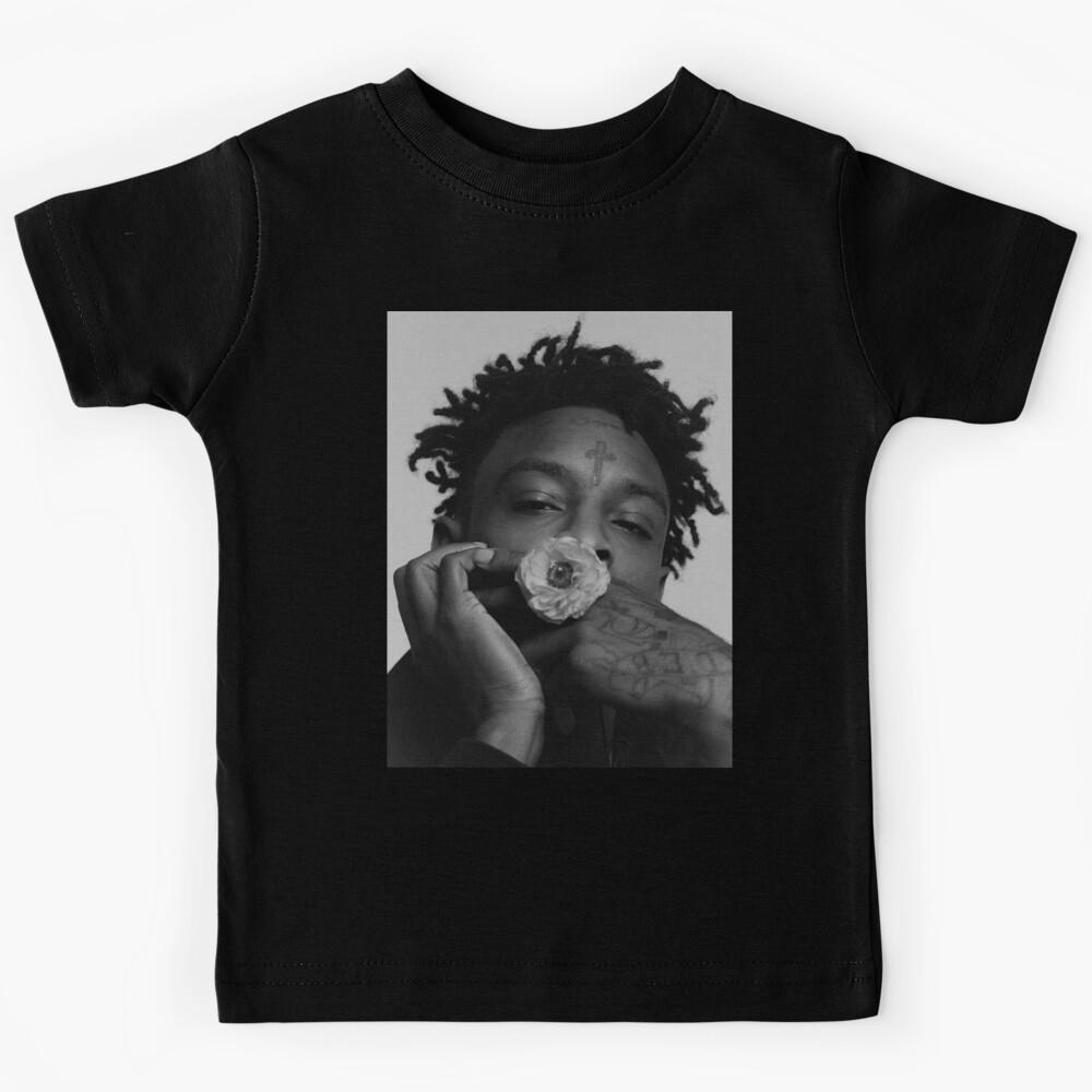 Savages With Flower Black White Kids T-Shirt 150