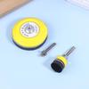 1/2/3Inch Hook And Loop Sanding Pad Kit 2Pcs With 1/4 Inches Shank Drill Attachment And Soft Foam Layer Buffering Pad