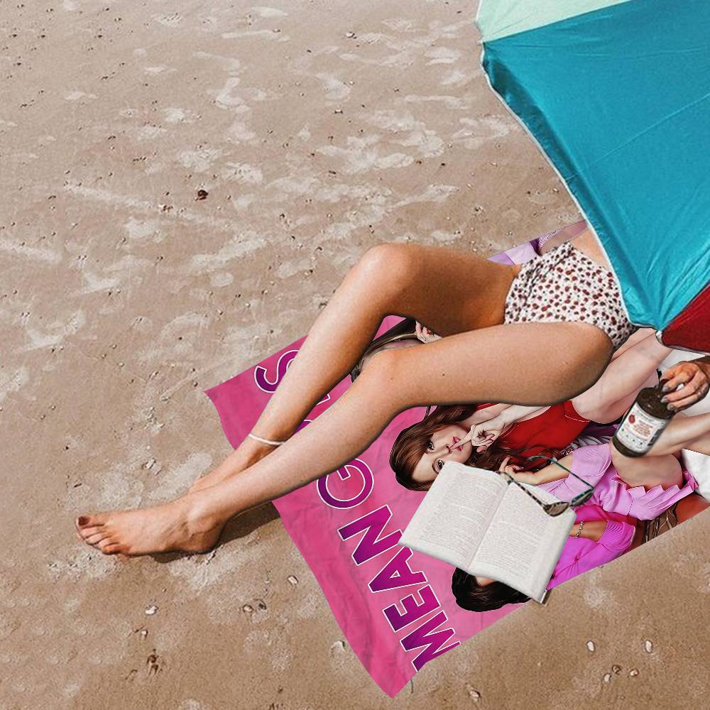 Mean Girls Movie Microfiber Blanket Quick Drying Beach Towels Oversized Printing Super Absorbent Pool Towel Blanket