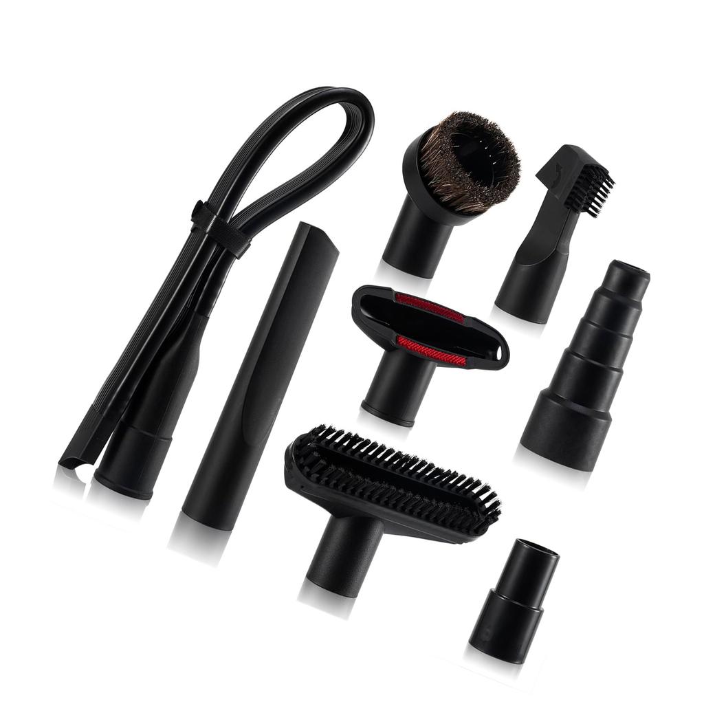 8 Pack Upholstery Nozzle Vacuum Cleaner Gaps Nozzle Vacuum Cleaner Accessories Kit Suitable for Various Cleaning Needs