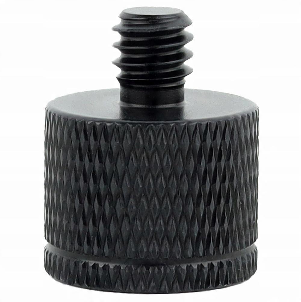Adapter Sleeve Reduction 1/4" To M8 Tripod Black for 20 Mm Lamp Stand