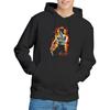 Bruce Lee Unisex Adult Dragon Fire Hoodie
