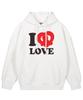 I Love Pretzel Hoodie White