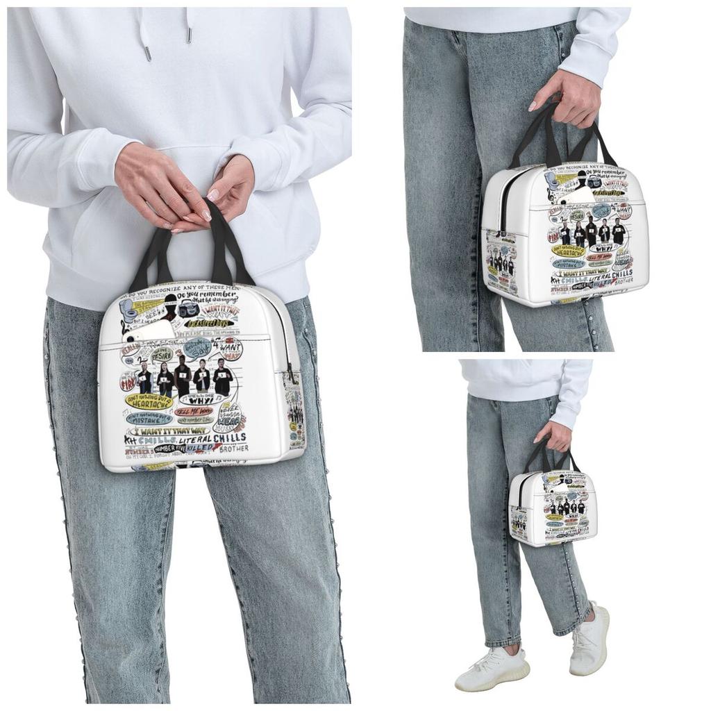 I Want It That Way B99 Colorized Insulated Lunch Bag for Women Office Cooler Thermal Food Box Tote Lunch Boxes Container