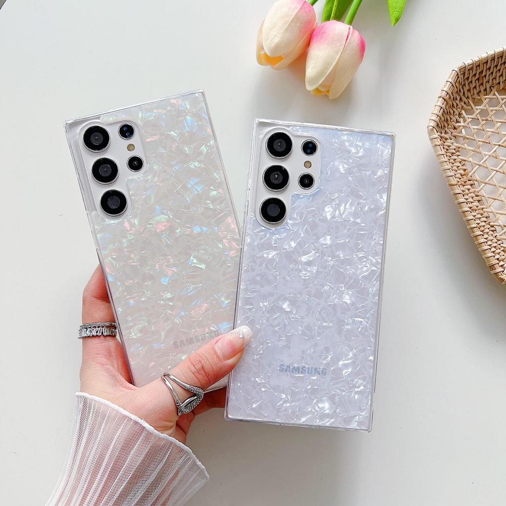 Colorful Shell Pattern Phone Case for Samsung S25US24FE/S23+/A14/A35/A55 5G/Note20U
