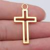 Large Crosses Detailed Religious Charm Antique Bronze Zinc Alloy Jewelry Making Supplies Necklace Making DIY Charms