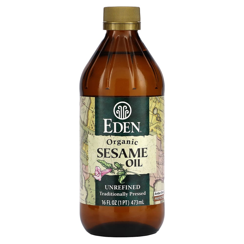 Eden Foods Unrefined Sesame Oil, 16 fl oz (473 ml) 473ml - 1 ea