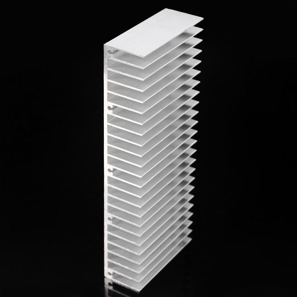 Aluminum Heat Sink Heatsink Radiator Heating Heat Dissipation Cooler For Amplifer LED COB Light Power IC Transistor 60x150x25mm