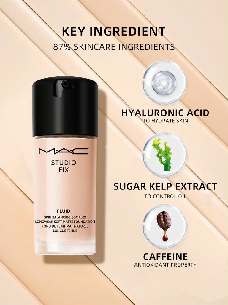 Mac Studio Fix Foundation | 24Hr Matte Oil Control, NC11 30mL
