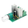 PWM DC Motor Geschwindigkeitsregler Steuerschalter mit Aluminiumlegierungsknopf DC612V 6A