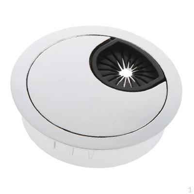 5 Copriforo per cavo di uscita con occhiello da tavolo Argento