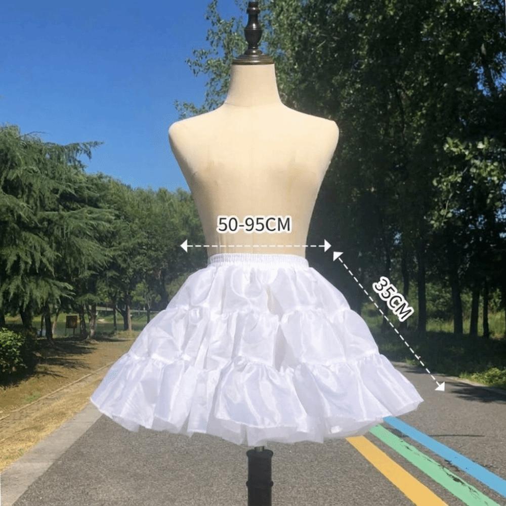 Without Hoop Underskirt Crinoline Lolita Crinoline Skirt Fashion Petticoat  Women Girls