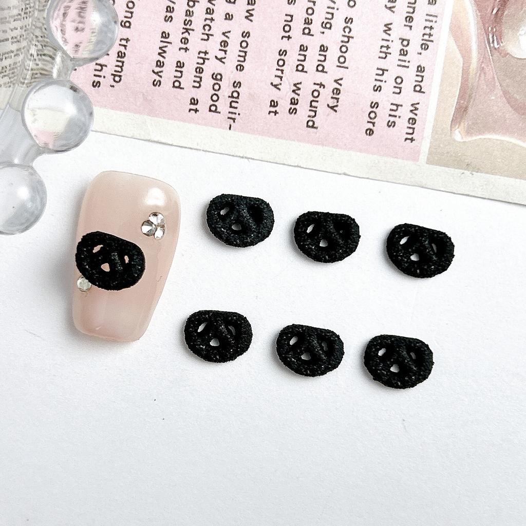 New Mini Realistic After-Eating Series Cookie Resin DIY Nail Art Accessories Handmade Ball Filling
