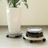 Mobile Plant Pot Caddy Tray with Universal Wheels