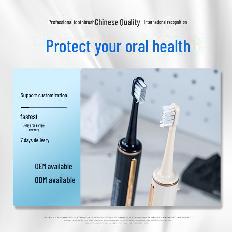 Magnetic Levitation Electric Toothbrush with 5 Modes, 5 Replacement Soft Bristle Heads, and Hidden Charging Cable for Adults