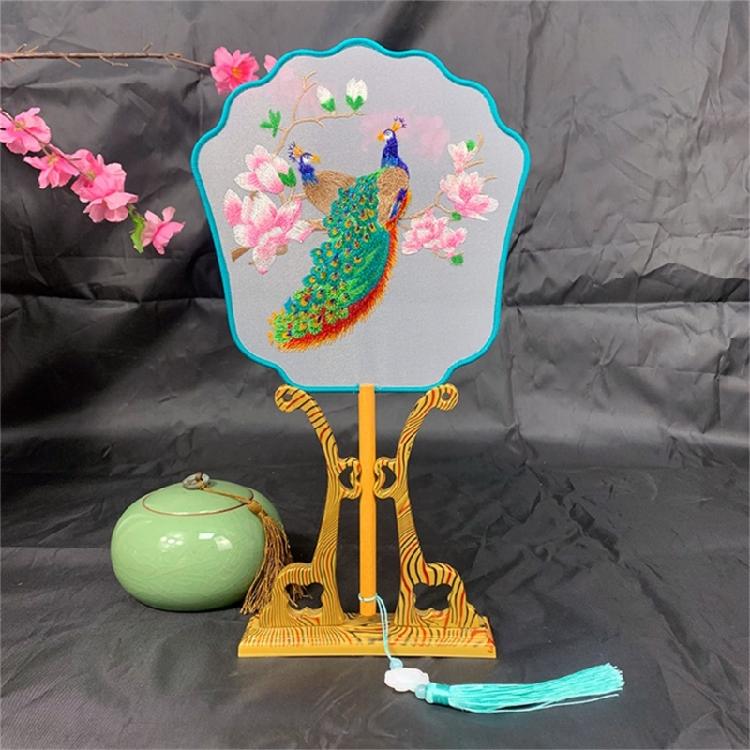 Chinese Styles Hand Fan Double Side Hand Fan for Womens Girl Performances Dance