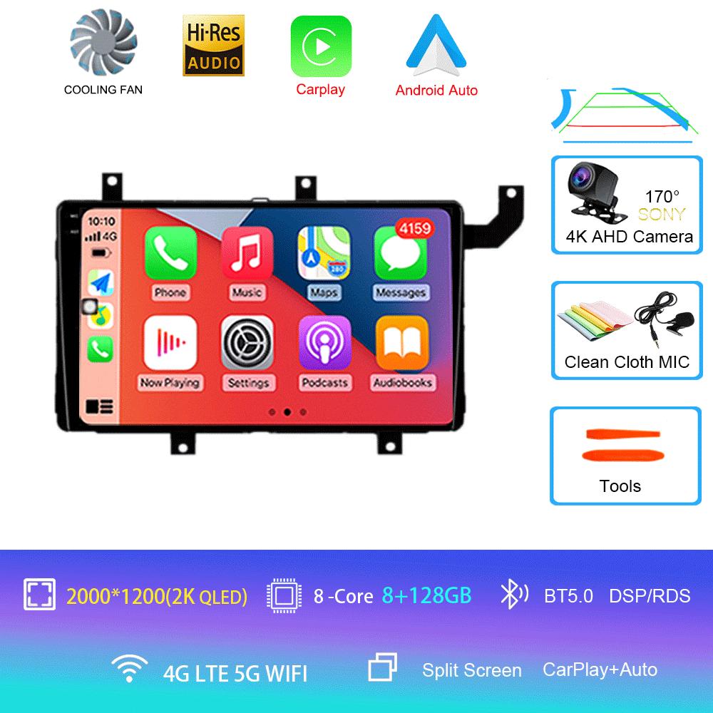 Car Radio Android 14 Carplay Auto For Toyota Tacoma N300 2015-2021 Multimedia Video Player GPS Navigation Stereo Head Unit Audio