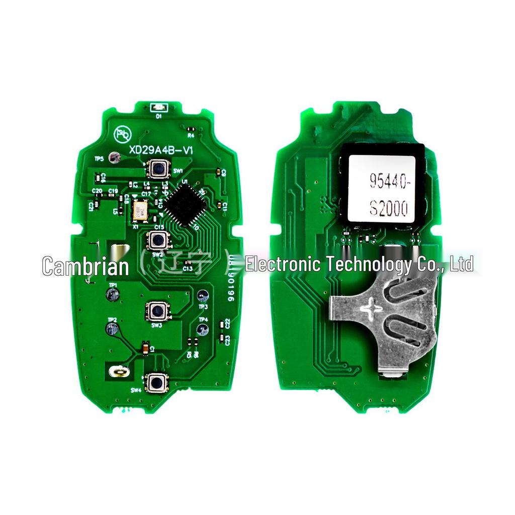 4-Button Hyundai Veloster N Key Remote Control Cover (Model: SY5IGFGE04)