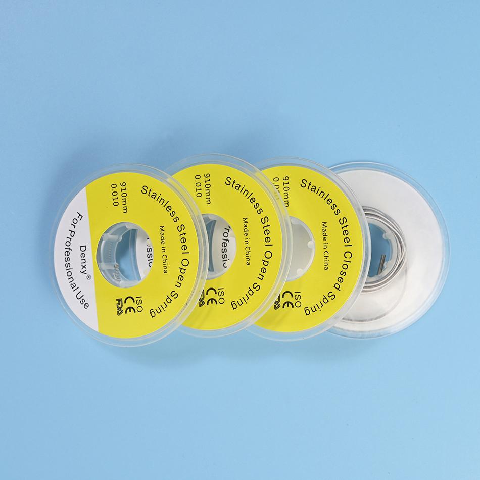 1 Pz Molla Ortodontica Chiudi/Apri Molla a Spirale Dentale in Acciaio Inossidabile