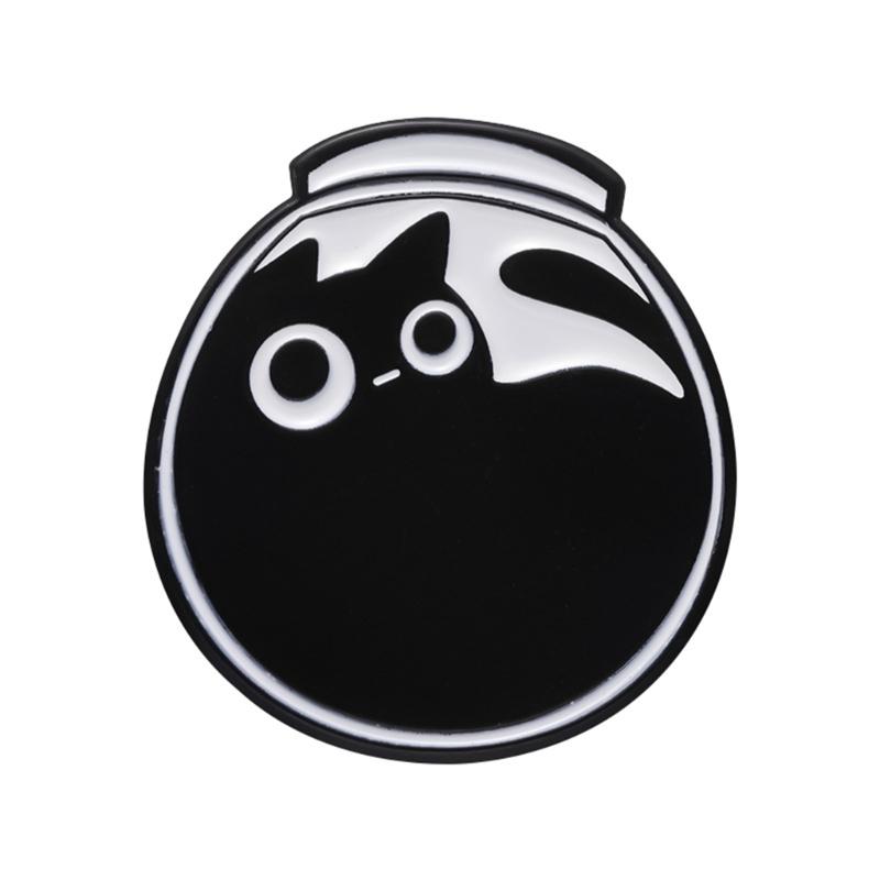 Lovely Cats Enamel Lapel Pin Cartoon Animal Designs Brooches Portable for Jackets Hats and Backpacks
