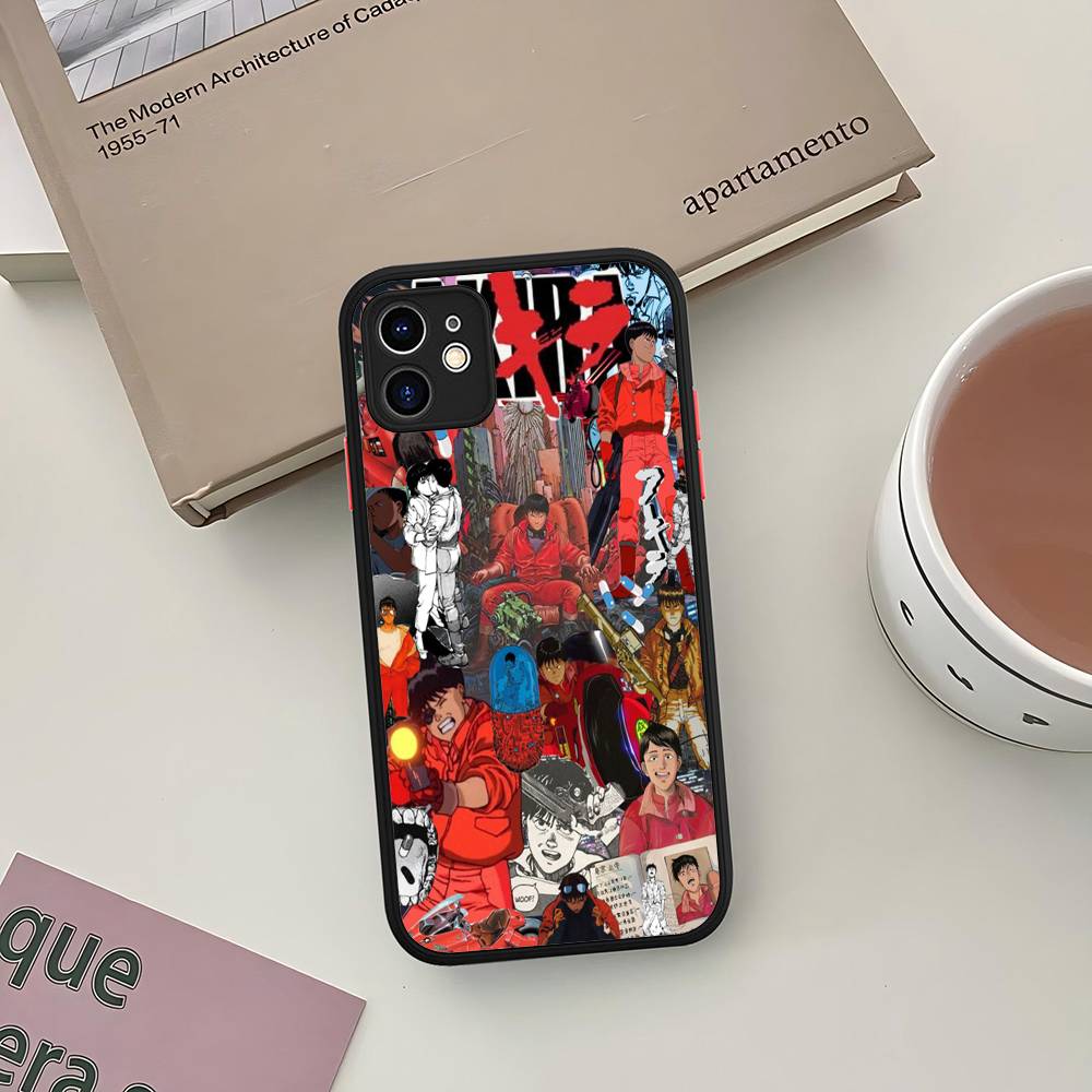 AKIRA ANIME CARTOON Phone Case For IPhone 14 X XR XS 7 8 Plus 11 12 13 Pro MAX 13mini Matte Shockproof Case