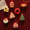 10/20/30/40/50Pcs Santa Claus Snowman Christmas Tree Decoration Children'S Toys For Gift Mixed Resin Christmas Fridge Magnets