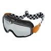 Vintage Checkered Black White Striped Active Eyeglasses Outdoor Activity Off-road Bicycle Motorcycle Goggles