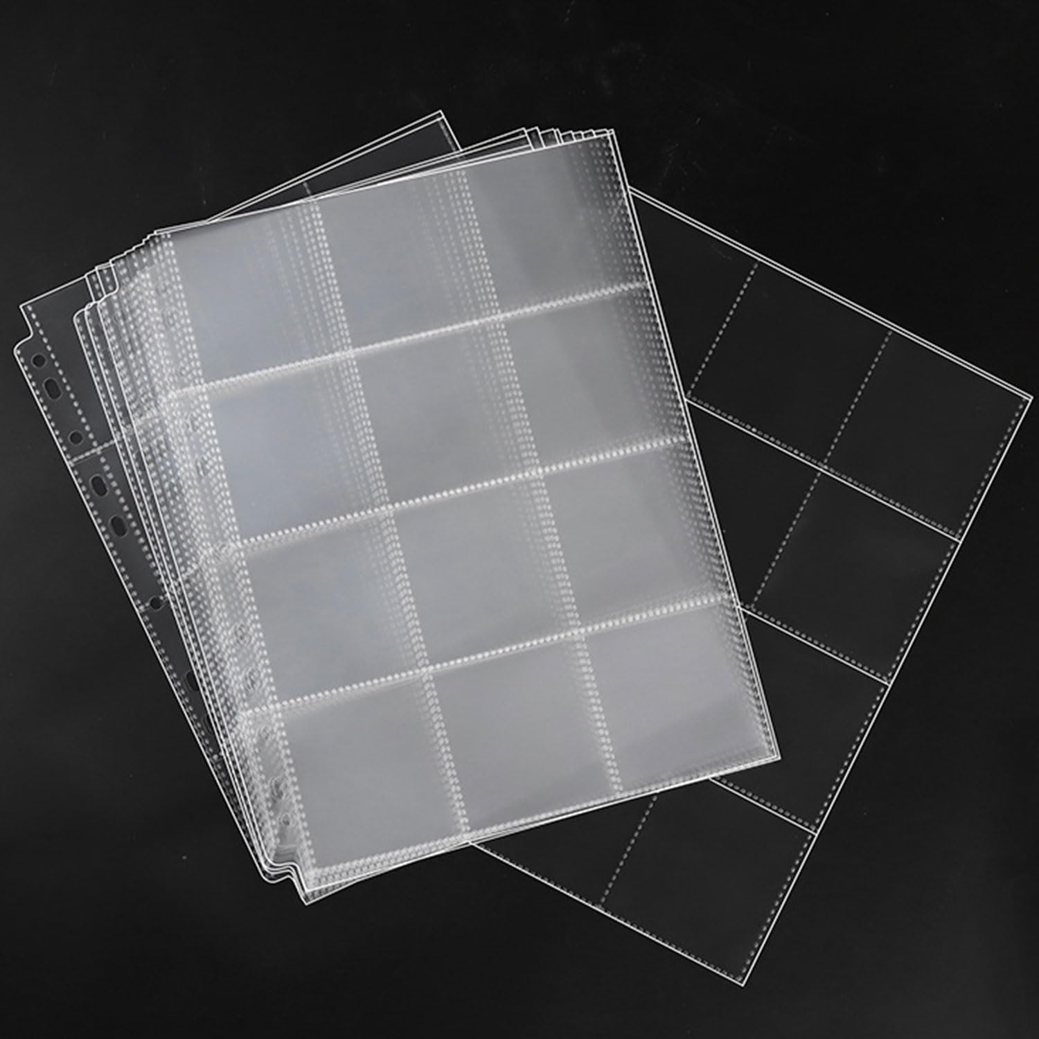 

XuJJJJunB Button Badge Storage Refill 240 Button Badge File 58mm Large Capacity A4 Size File Refill Button Badge Case (20 pages/holds badges)