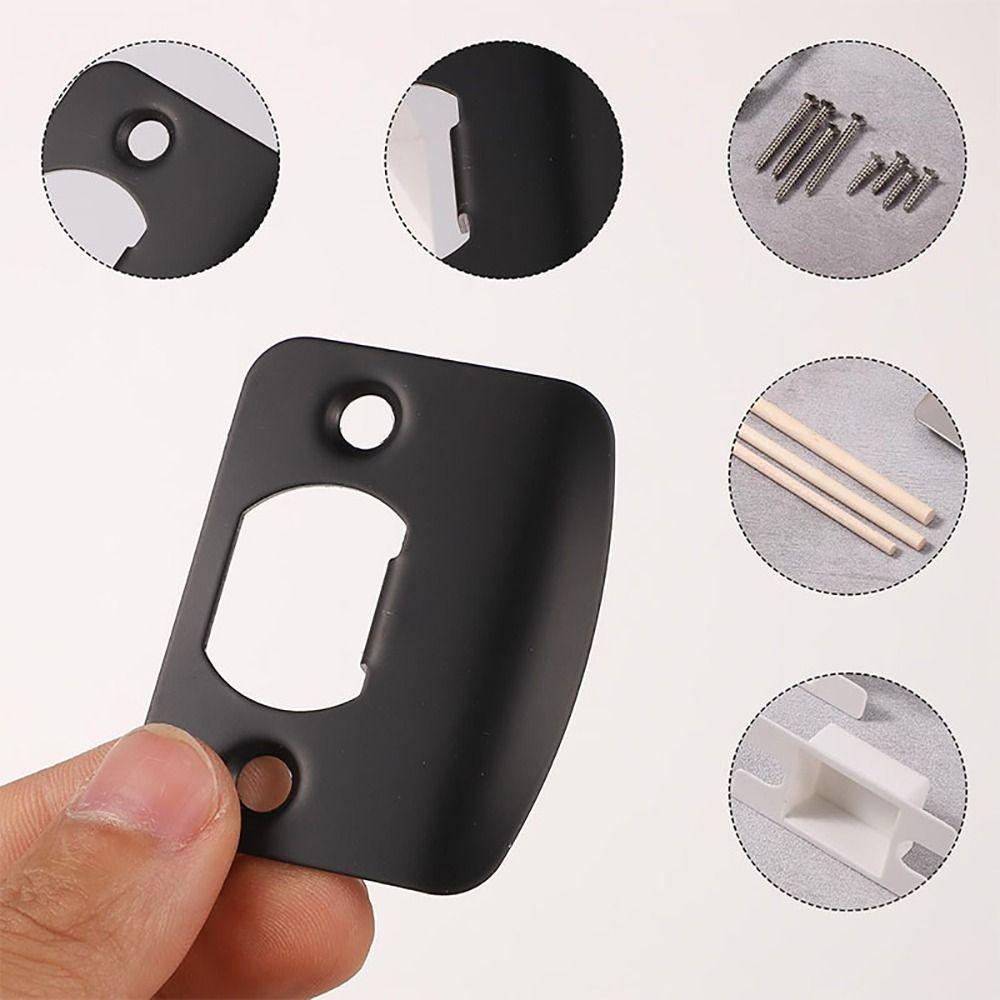 Stainless Steel Door Strike Plate Universal Strike Plate Repair Kit Door Latch Restorer