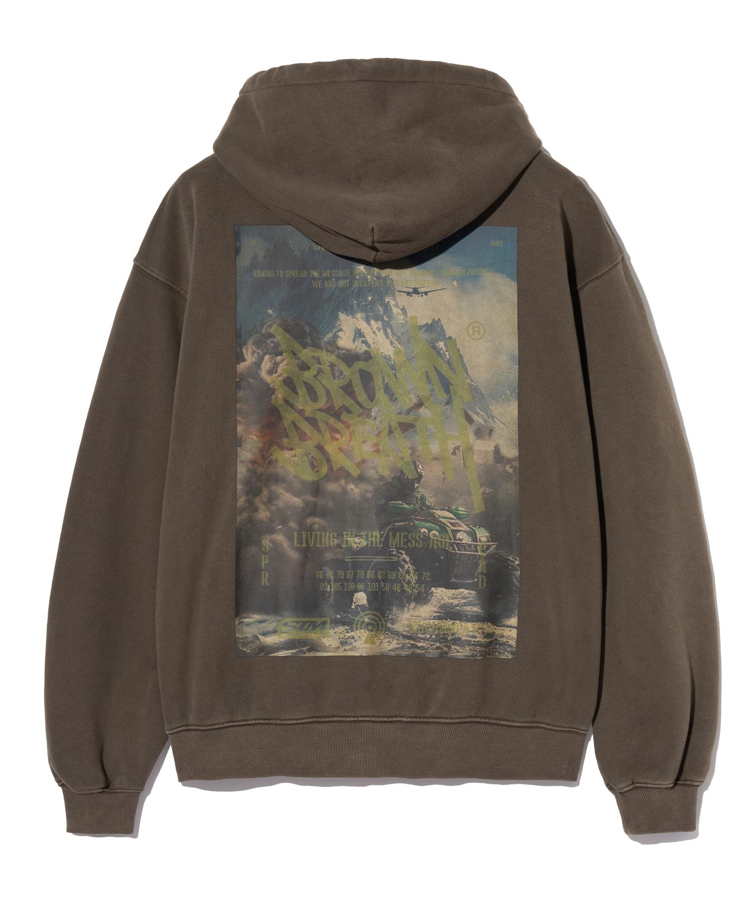 Худи Bless Pigment Btb - Коричневый Brown/S