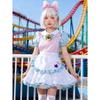 Maid Outfit Cosplay Polyester Fabric With Cute Apron And Bell For Halloween Cosplay Enthusiasts