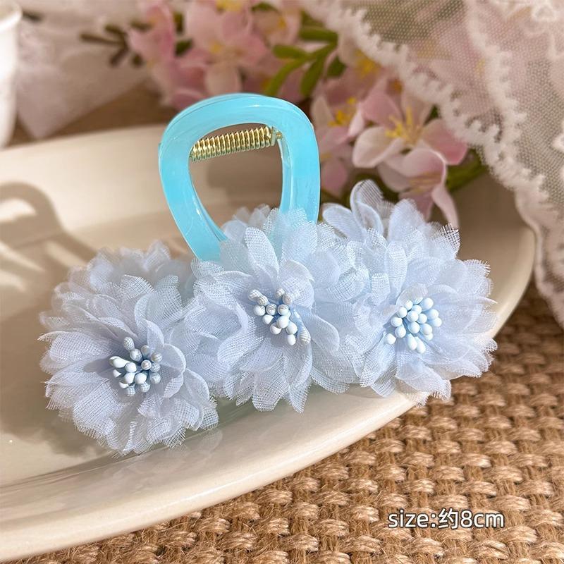 

Аксессуары ранней весны: Заколки-цветыМилые и милые заколки-акулы Универсальные аксессуары для волос синий