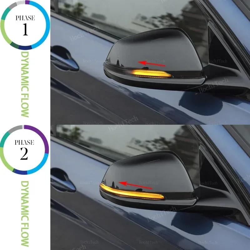 Smoked LED Dynamic Turn Signal Light Side Mirror Flashing Light for BMW X1 F48 F49 X2 F39 F40 F45 F46