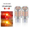 Motorcycle & Car Dual Color High Brightness T10/T15 42SMD Parking/Turn Signal W5W Tail Light Bulb