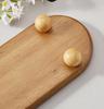 DIFEIUKI Wooden Oval Natural Wood for Power Hand Small Tabletop Multifunctional Tray Tray, Shape, Plate, Jewelry, Keys, Incense, Stones, Perfume,