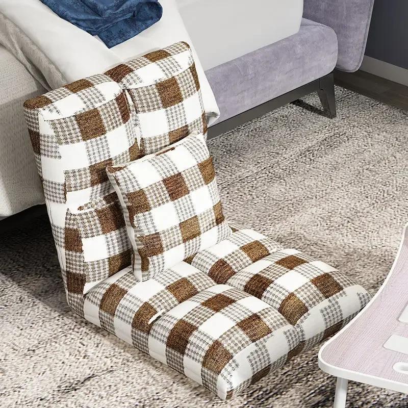 Floating Window Chair Lazy Person Sofa Single Person Tatami Bedroom Balcony Dormitory Small Bed Backrest Chair Folding