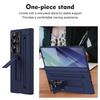 Multifunctional Kickstand Wrist Strap Folding Tempered Glass Flim Phone Case for Samsung Galaxy Z Fold 7 6 Camera Protect Cover