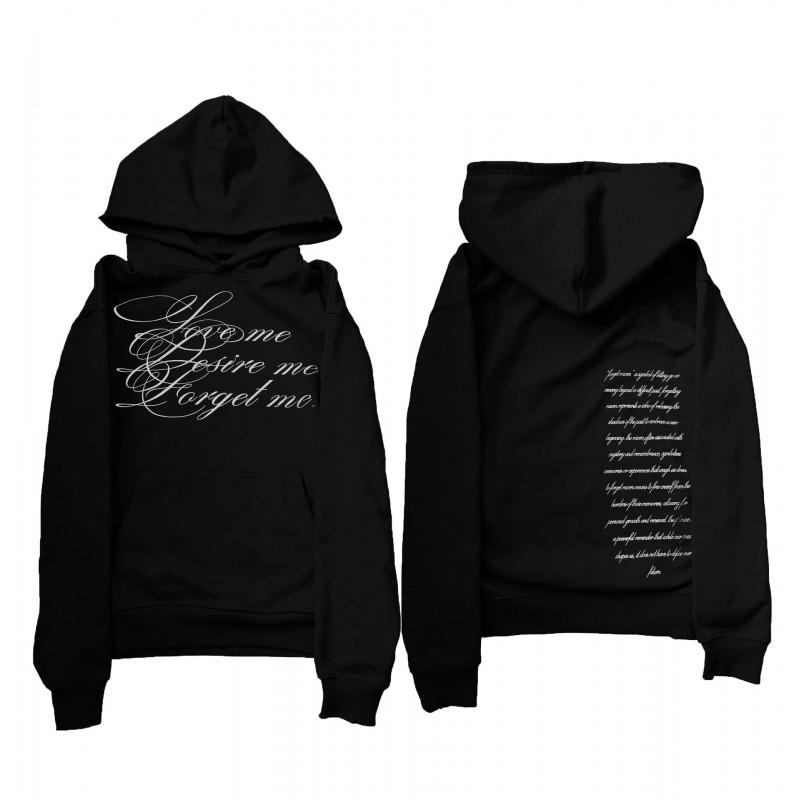 Unisex Streetwear Hoodie With Bold Letter Print Retro Punk Hip Hop Style Long Sleeve Pullover Teens Young Adults