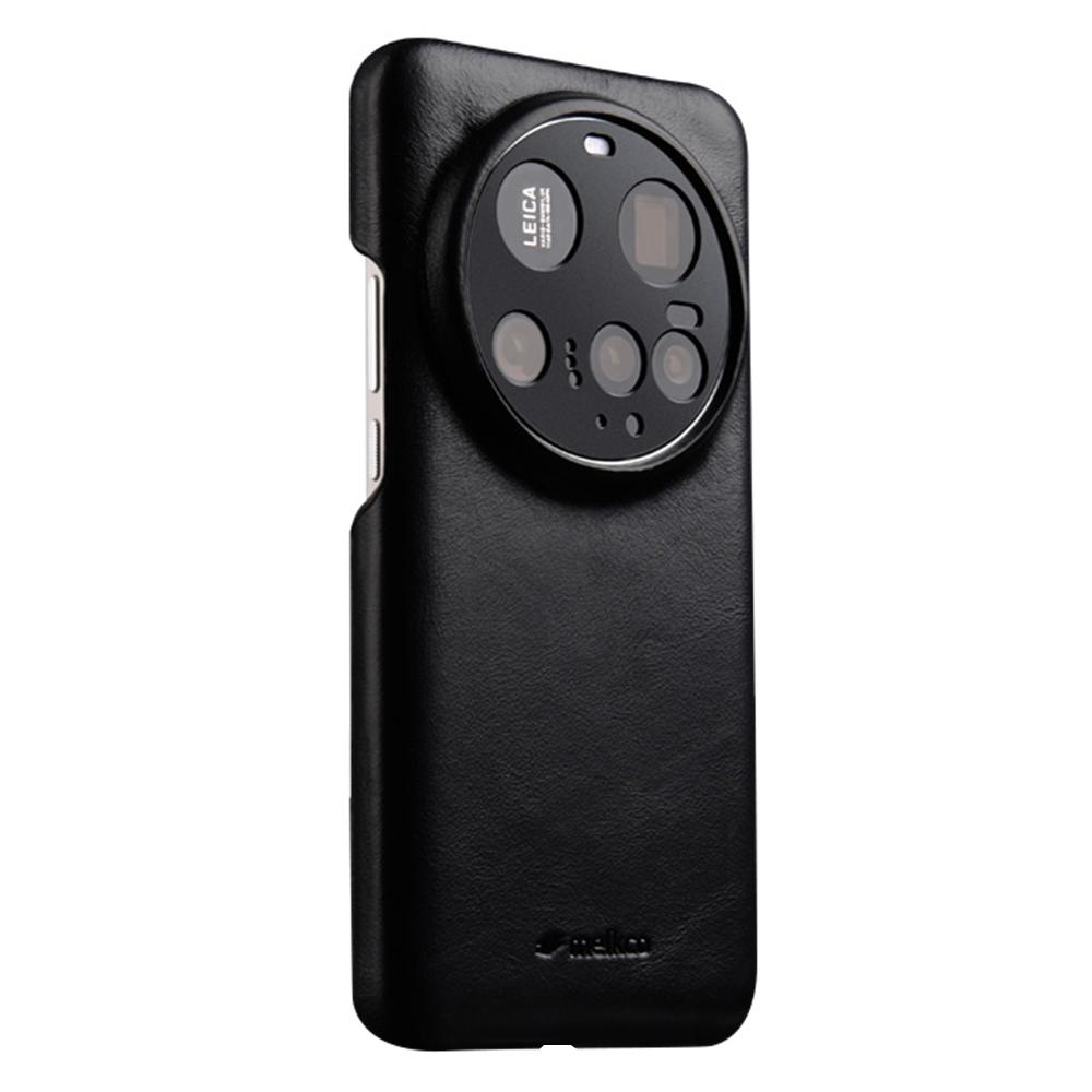 

Чохол для Xiaomi 15 Ultra, сумісний з MagSafe, з воскової натуральної коров ячої шкіри, ПК задня кришка для телефону Black