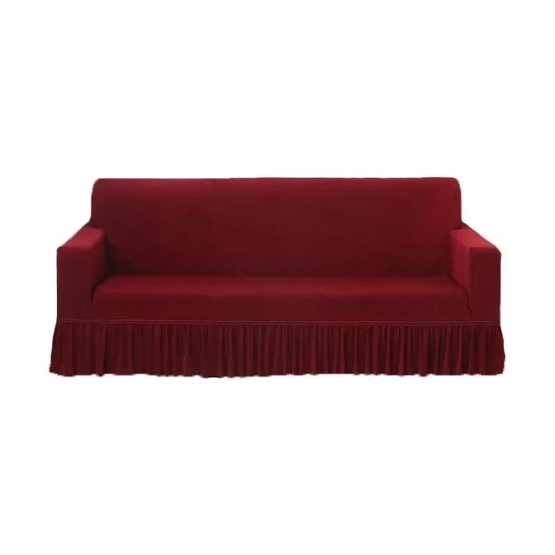 Seasons Elastic Fustă Cotieră Dublă Husă de Sofa 1/2/3/4 Huse de Sofa Huse de Sofa pentru Living Canapea Fundas De Sofa