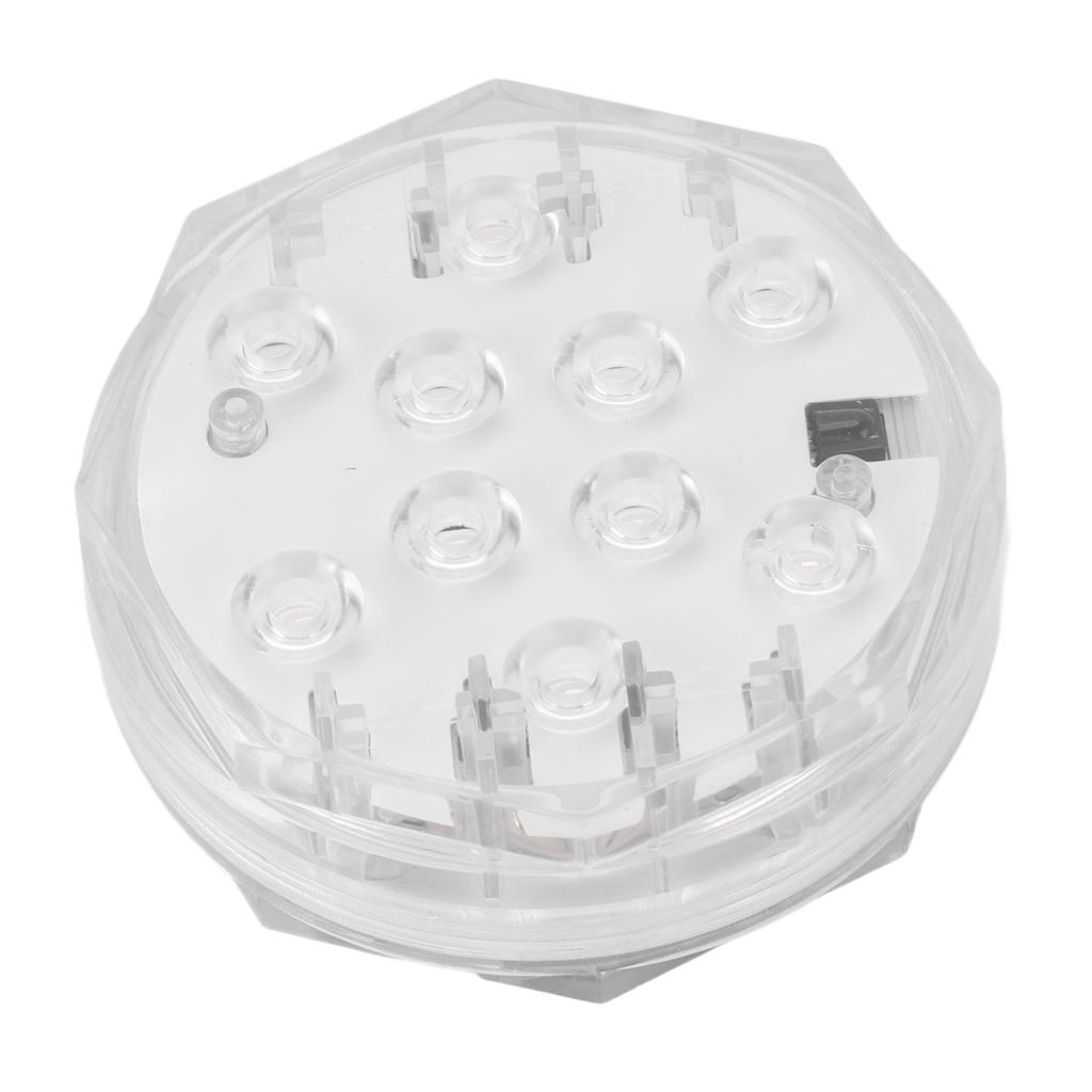 LED Submersible Light with Remote 3 Dynamic 15 Static RGB Light Effect Battery Operated Pool Light f