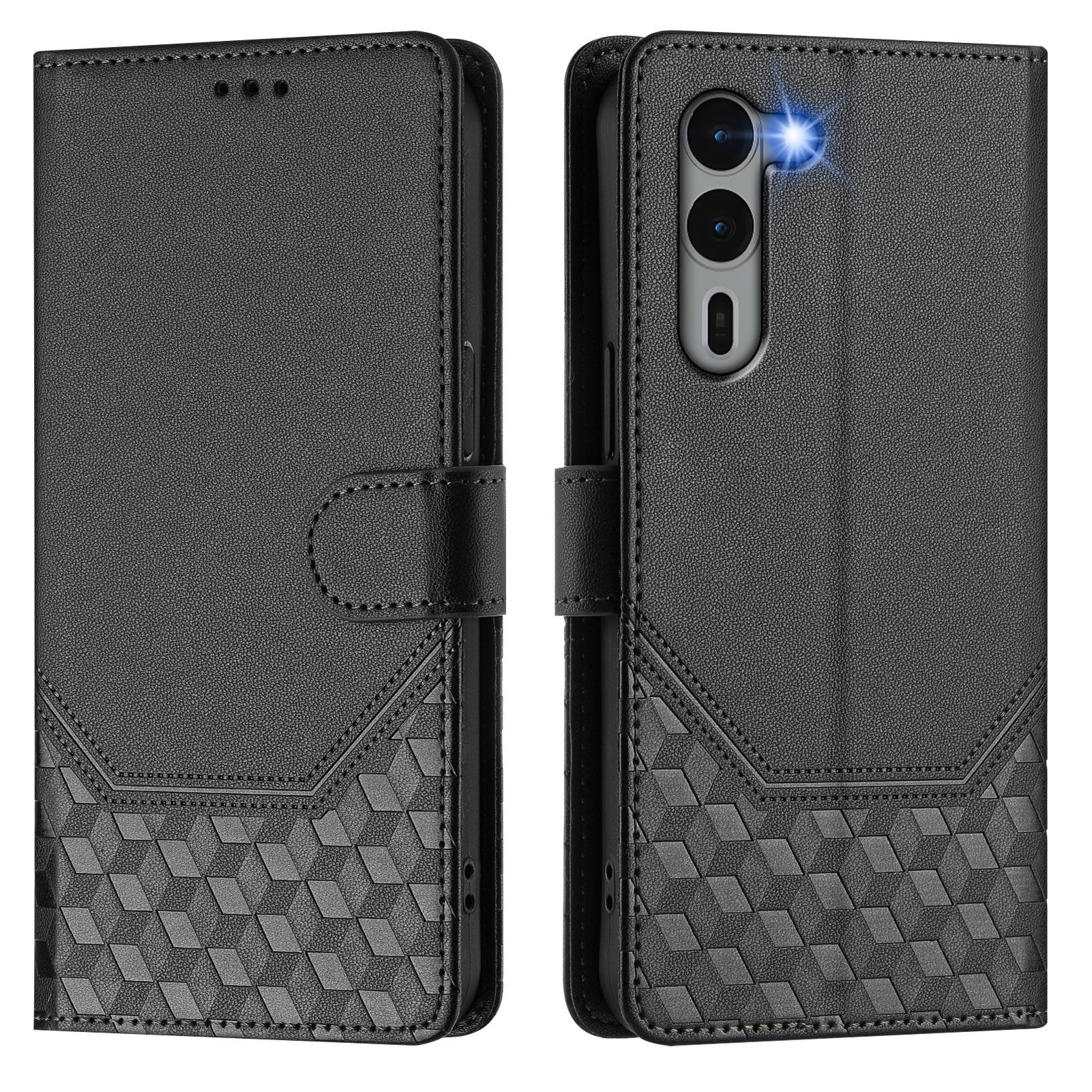 

Кожаный чехол-кошелек, прочный держатель для карт с блокировкой RFID, противоударный защитный чехол-книжка с подставкой для Huawei P Smart Mate70 Pura70 Nova11 Nova12 Nova13 Huawei Y9 Prime 2019 чёрный