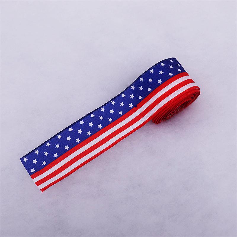 Colorful Car Print Ribbon Streamers for Independence Day Decorations