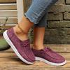 Women's Large Size Casual Loafers - 2024 Spring/Autumn, European & American Style, Flat-Bottom, Low-Top
