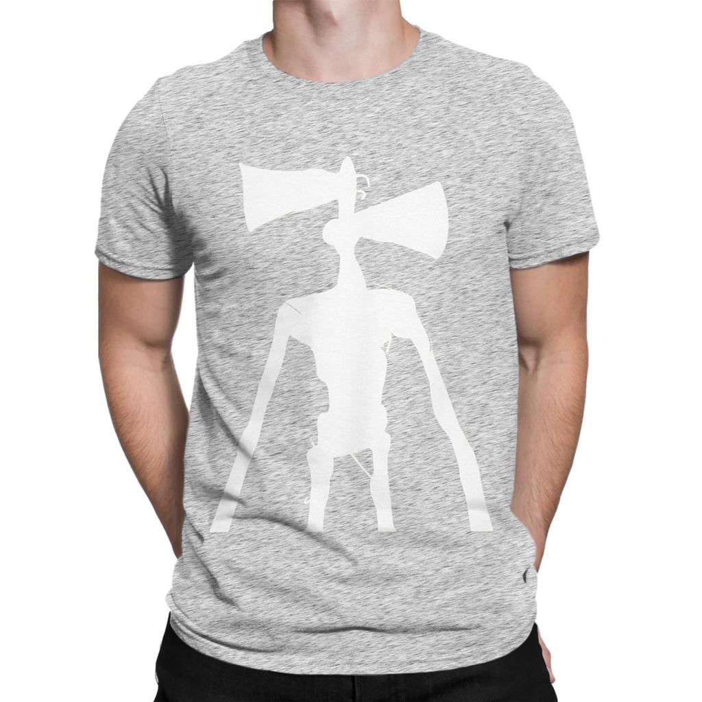 Siren Head Weißes Poster Grafik Lustig 100% Baumwolle T-Shirt Siren Head Oberteile T-Shirts Für Unisex